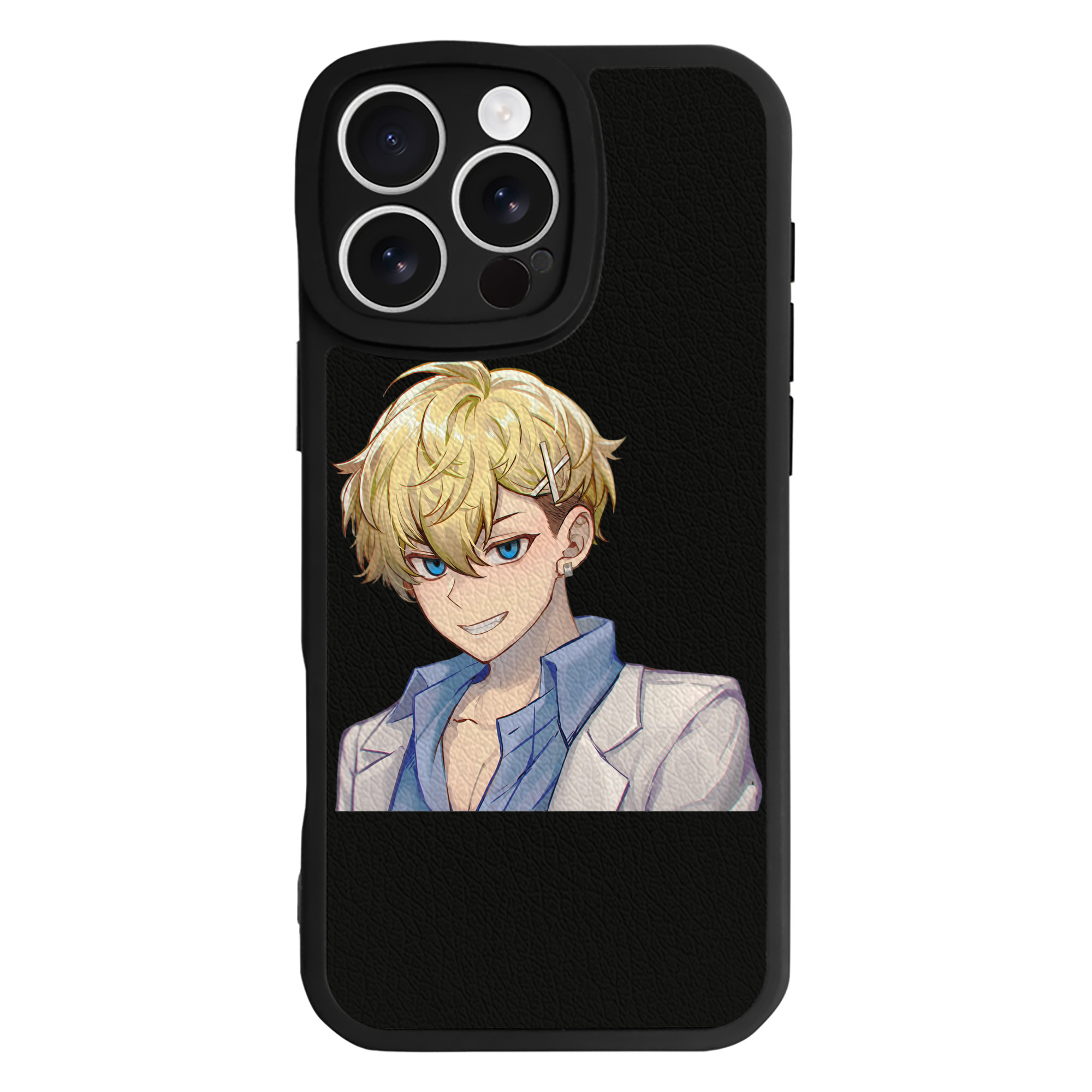 （画像用） 東京リベンジャーズ Tokyo Revengers 【iPhone 16シリーズ対応】シリコンスマホケース（レザー調） 材質：シリコン